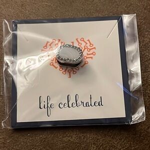 Keep Collective Mind pave’ set blue agate NWT